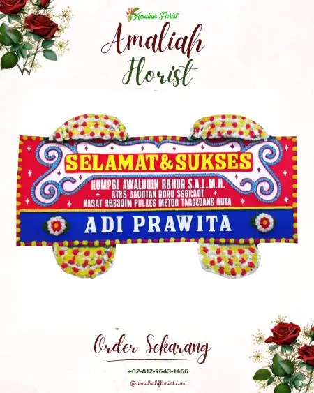 Papan Bunga Ucapan Selamat Sumursongo